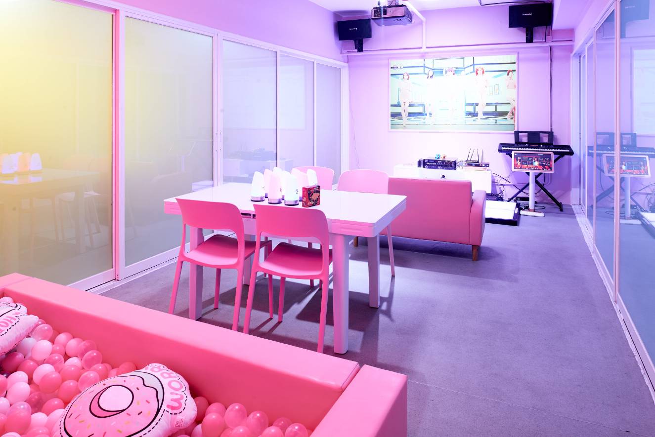 粉紅雪糕主題風格房